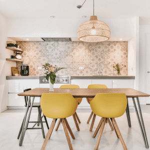 boho chic kitchen design