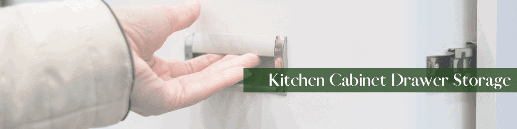 kitchen cabinet drawer storage