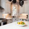 A kitchen design.