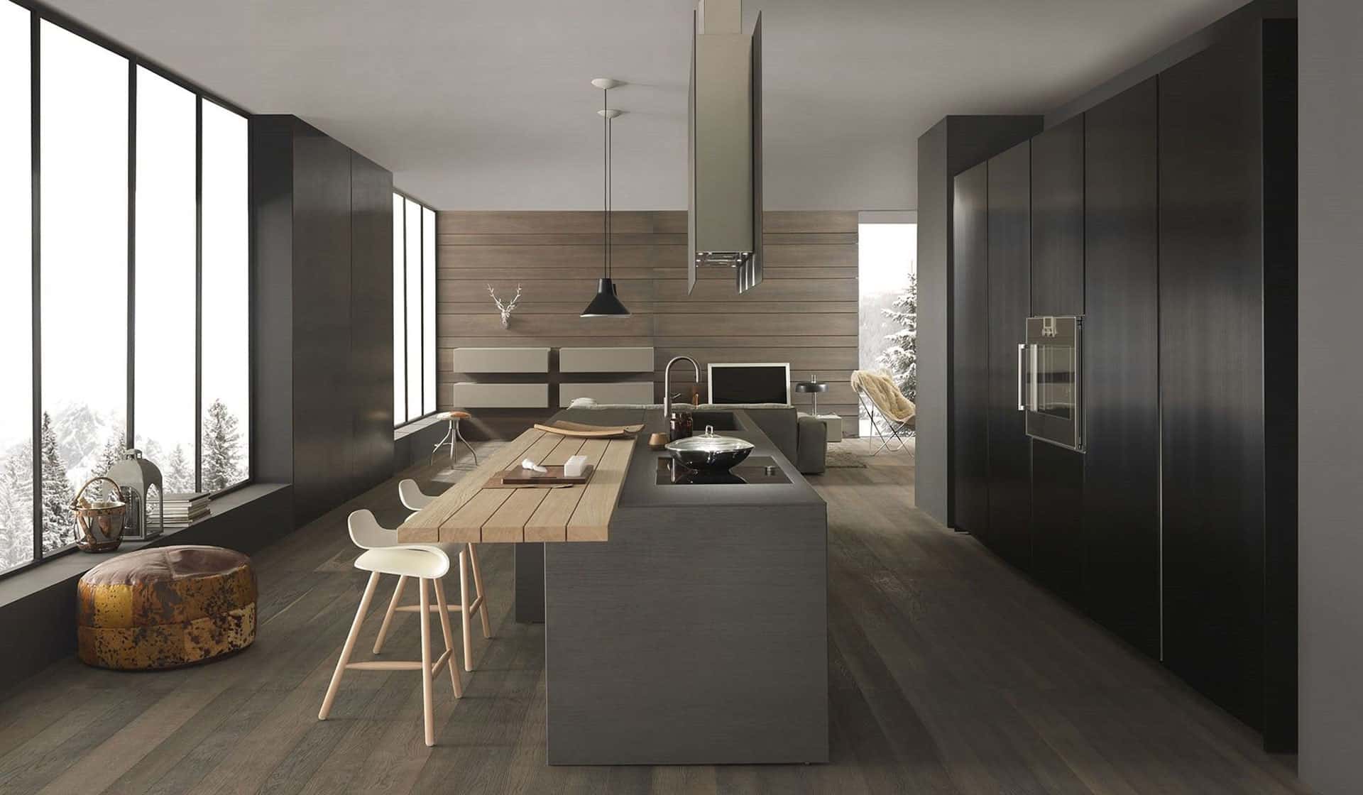 A completed kitchen project.