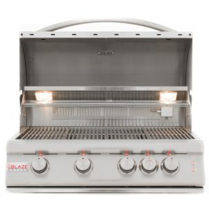 Blaze 4-Burner grill with lights.