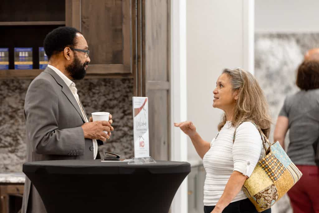 Realtor Luncheon Networking During MKD Kitchen and Bath Battle Creek Grand Re-Opening Event