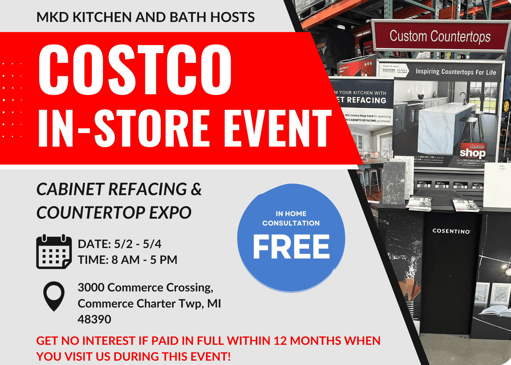 Commerce 5/9 Costco Store Event
